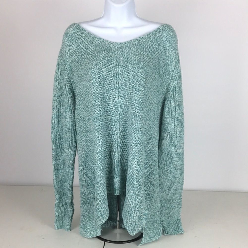 Style & Co. Plus Size V-Neck Cotton Sweater Size 0X